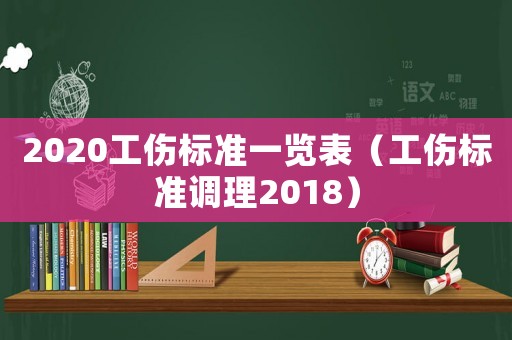 2020工傷標(biāo)準(zhǔn)一覽表（工傷標(biāo)準(zhǔn)調(diào)理2018）