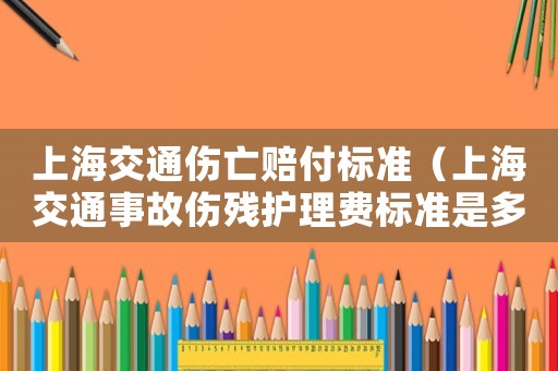 上海交通傷亡賠付標準（上海交通事故傷殘護理費標準是多少錢）