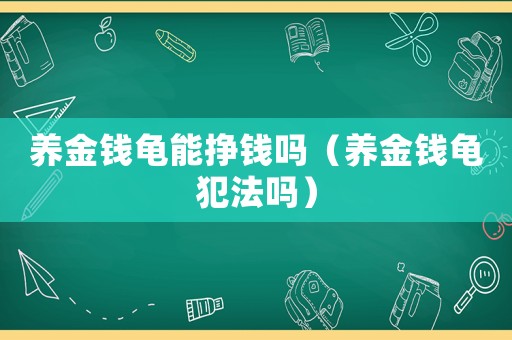 養(yǎng)金錢龜能掙錢嗎（養(yǎng)金錢龜犯法嗎）