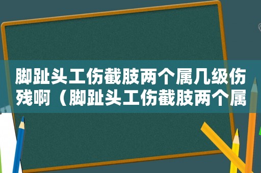 腳趾頭工傷截肢兩個屬幾級傷殘啊（腳趾頭工傷截肢兩個屬幾級傷殘）