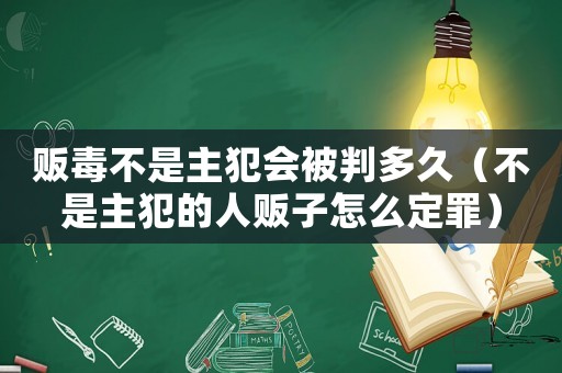 販毒不是主犯會(huì)被判多久（不是主犯的人販子怎么定罪）