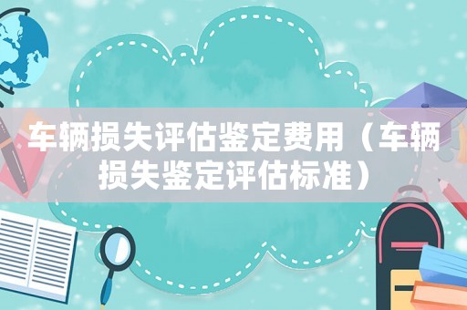 車(chē)輛損失評(píng)估鑒定費(fèi)用（車(chē)輛損失鑒定評(píng)估標(biāo)準(zhǔn)）