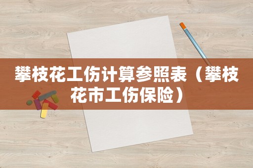 攀枝花工傷計(jì)算參照表（攀枝花市工傷保險(xiǎn)）