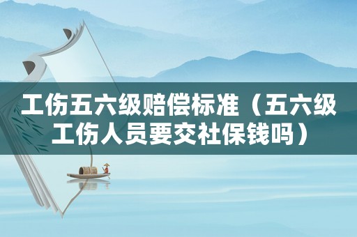 工傷五六級賠償標(biāo)準(zhǔn)（五六級工傷人員要交社保錢嗎）