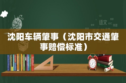 沈陽車輛肇事（沈陽市交通肇事賠償標(biāo)準(zhǔn)）
