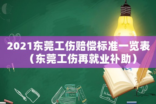 2021東莞工傷賠償標(biāo)準(zhǔn)一覽表（東莞工傷再就業(yè)補助）