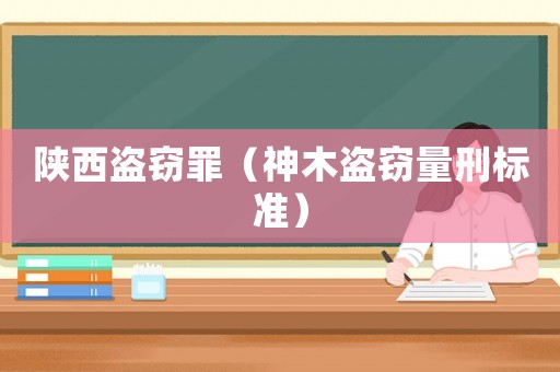 陜西盜竊罪（神木盜竊量刑標(biāo)準(zhǔn)）