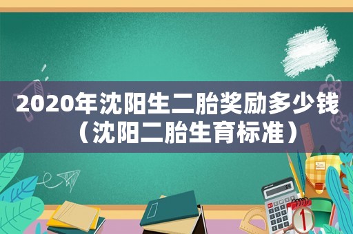 2020年沈陽生二胎獎勵多少錢（沈陽二胎生育標(biāo)準(zhǔn)）