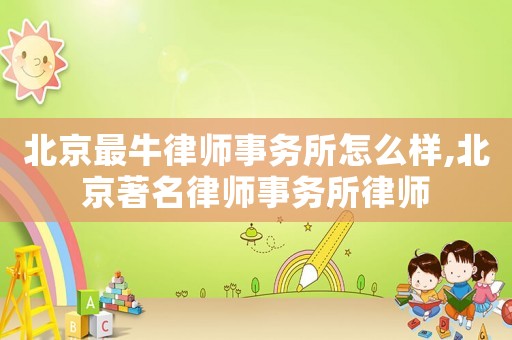 北京最牛律師事務(wù)所怎么樣,北京著名律師事務(wù)所律師