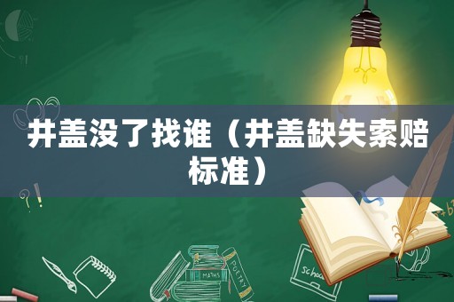 井蓋沒了找誰（井蓋缺失索賠標(biāo)準(zhǔn)）