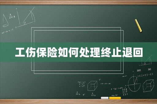 工傷保險(xiǎn)如何處理終止退回