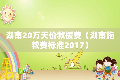 湖南20萬天價(jià)救援費(fèi)（湖南施救費(fèi)標(biāo)準(zhǔn)2017）