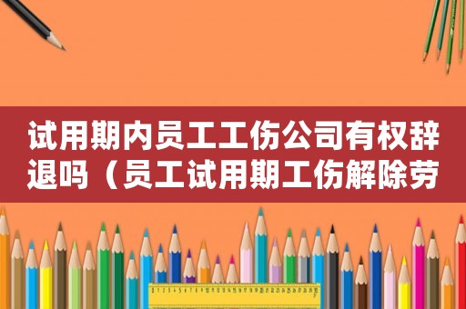 試用期內(nèi)員工工傷公司有權辭退嗎（員工試用期工傷解除勞動合同）