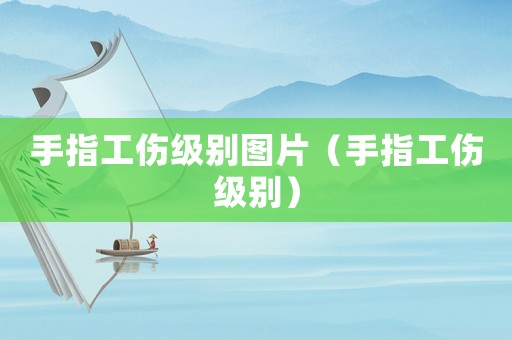 手指工傷級別圖片（手指工傷級別）