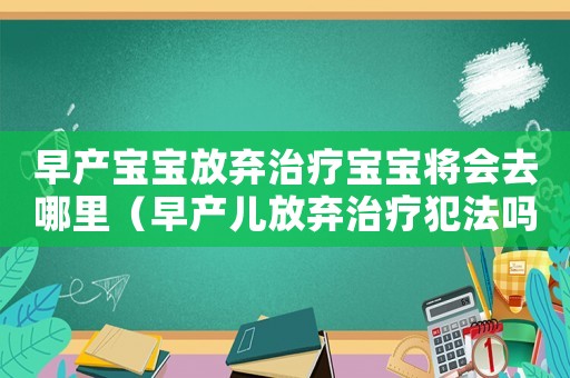 早產(chǎn)寶寶放棄治療寶寶將會(huì)去哪里（早產(chǎn)兒放棄治療犯法嗎）