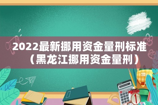 2022最新挪用資金量刑標(biāo)準(zhǔn)（黑龍江挪用資金量刑）