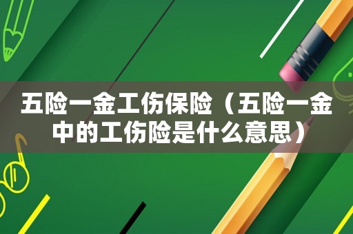 五險(xiǎn)一金工傷保險(xiǎn)（五險(xiǎn)一金中的工傷險(xiǎn)是什么意思）