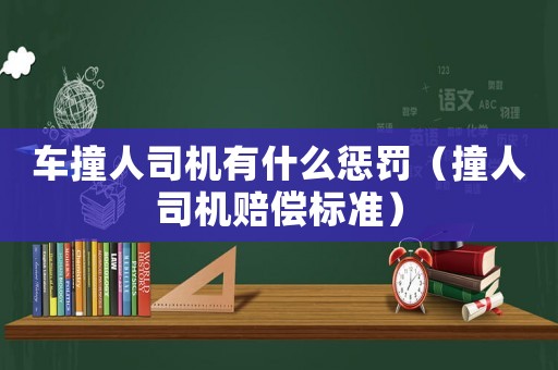 車撞人司機(jī)有什么懲罰（撞人司機(jī)賠償標(biāo)準(zhǔn)）