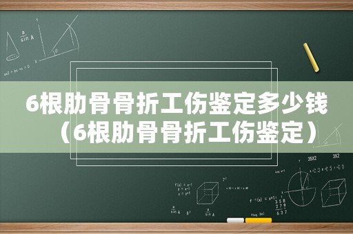 6根肋骨骨折工傷鑒定多少錢（6根肋骨骨折工傷鑒定）