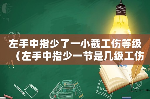 左手中指少了一小截工傷等級(jí)（左手中指少一節(jié)是幾級(jí)工傷）