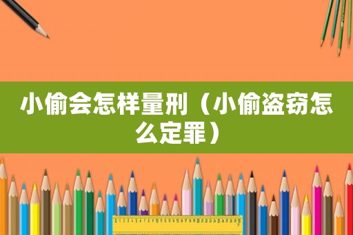 小偷會怎樣量刑（小偷盜竊怎么定罪）