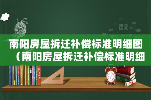 南陽房屋拆遷補償標準明細圖（南陽房屋拆遷補償標準明細）