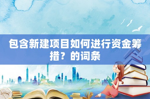 包含新建項(xiàng)目如何進(jìn)行資金籌措？的詞條