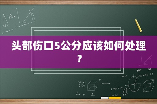 頭部傷口5公分應(yīng)該如何處理？
