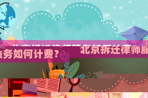 北京拆遷律師服務(wù)如何計(jì)費(fèi)？