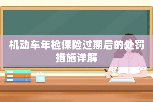 機(jī)動(dòng)車(chē)年檢保險(xiǎn)過(guò)期后的處罰措施詳解