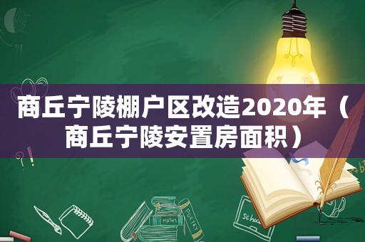 商丘寧陵棚戶區(qū)改造2020年（商丘寧陵安置房面積）