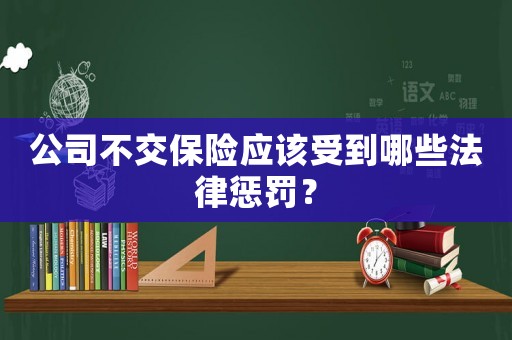 公司不交保險應(yīng)該受到哪些法律懲罰？