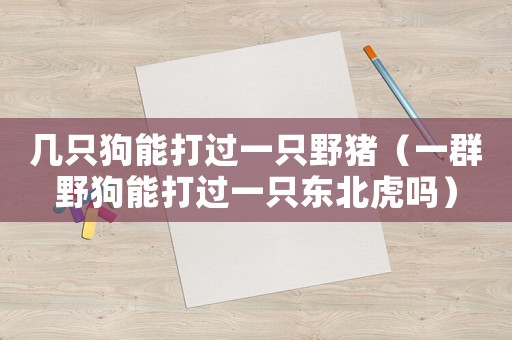 幾只狗能打過(guò)一只野豬（一群野狗能打過(guò)一只東北虎嗎）
