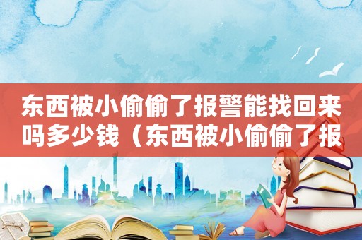 東西被小偷偷了報警能找回來嗎多少錢（東西被小偷偷了報警能找回來嗎）