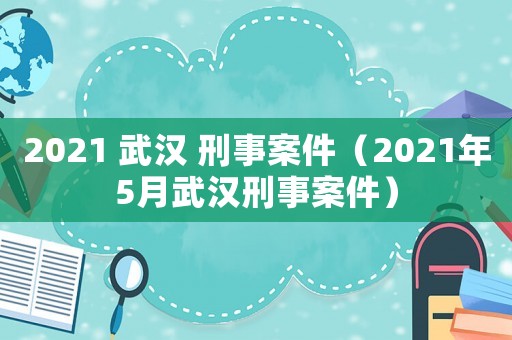 2021 武漢 刑事案件（2021年5月武漢刑事案件）