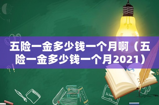 五險(xiǎn)一金多少錢一個月啊（五險(xiǎn)一金多少錢一個月2021）