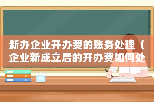 新辦企業(yè)開辦費的賬務處理（企業(yè)新成立后的開辦費如何處理）