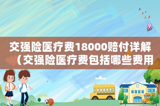 交強(qiáng)險醫(yī)療費18000賠付詳解（交強(qiáng)險醫(yī)療費包括哪些費用和項目）