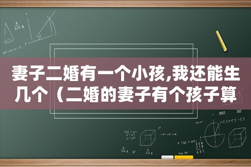 妻子二婚有一個小孩,我還能生幾個（二婚的妻子有個孩子算不算自己孩子）
