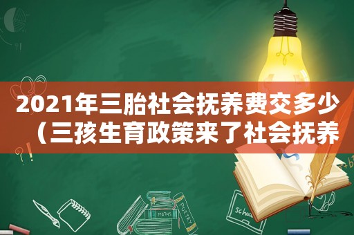 2021年三胎社會(huì)撫養(yǎng)費(fèi)交多少（三孩生育政策來了社會(huì)撫養(yǎng)費(fèi)）