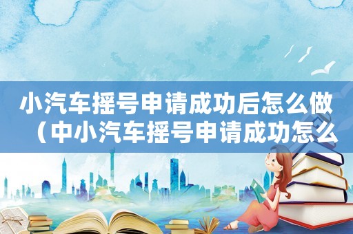 小汽車搖號申請成功后怎么做（中小汽車搖號申請成功怎么搖號啊）