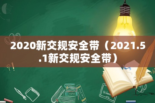 2020新交規(guī)安全帶（2021.5.1新交規(guī)安全帶）
