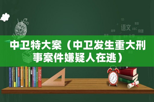 中衛(wèi)特大案（中衛(wèi)發(fā)生重大刑事案件嫌疑人在逃）