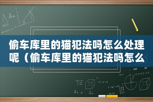 偷車庫(kù)里的貓犯法嗎怎么處理呢（偷車庫(kù)里的貓犯法嗎怎么處理）