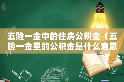 五險(xiǎn)一金中的住房公積金（五險(xiǎn)一金里的公積金是什么意思）