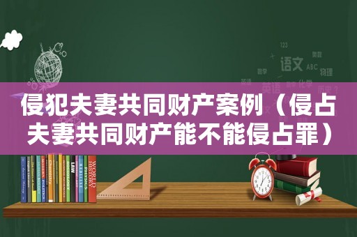 侵犯夫妻共同財產(chǎn)案例（侵占夫妻共同財產(chǎn)能不能侵占罪）
