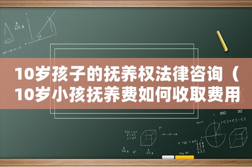 10歲孩子的撫養(yǎng)權(quán)法律咨詢（10歲小孩撫養(yǎng)費如何收取費用）