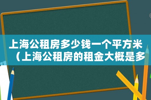 上海公租房多少錢一個(gè)平方米（上海公租房的租金大概是多少錢一個(gè)月）