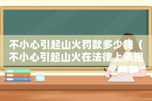不小心引起山火罰款多少錢（不小心引起山火在法律上承擔(dān)什么責(zé)任）