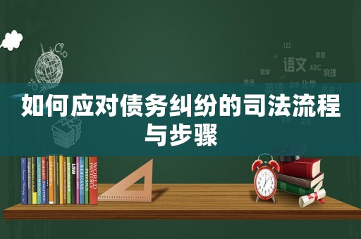 如何應(yīng)對債務(wù)糾紛的司法流程與步驟